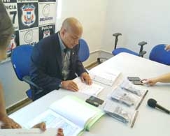 As investigaes esto sendo chefiadas pelo delegado Walfrido Franklin do Nascimento