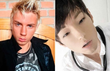 Antes, o brasileiro Xiahn Nishi exibia fios loiros e olhos claros. Depois de passar por procedimentos estticos, 