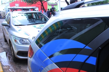 Ap�s a troca de tiros, os PMs conseguiram prender cinco integrantes da quadrilha, na MT-247