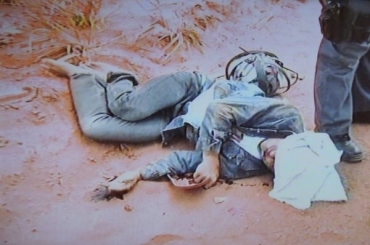 Um dos assaltantes foi levado em estado grave para o Pronto Atendimento de Sinop aps acidente em fuga alucinada