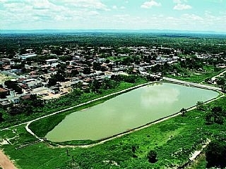 Vista area de Barra do Bugres