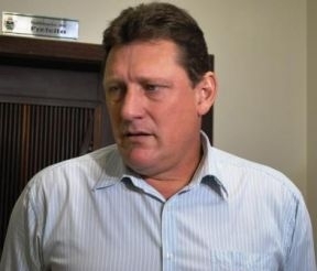 Prefeito e candidato a reeleio em Nova Mutum, Lrio Lautenschlager (PMDB).   