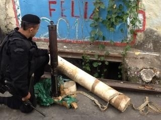 Bope apreende metralhadora antiarea americana.