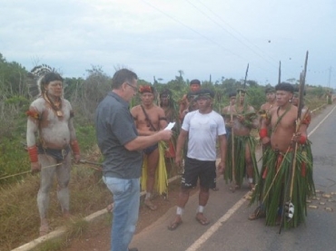 Eles cobram investimentos na sade indgena na regio 