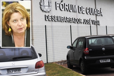 Ju�za Selma Arruda (detalhe) convocou preso com tuberculose para depor no F�rum de Cuiab�