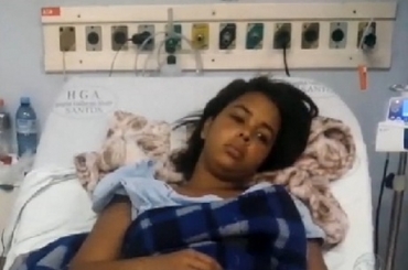 Natlia, de 13 anos, segue internada em hospital de Santos