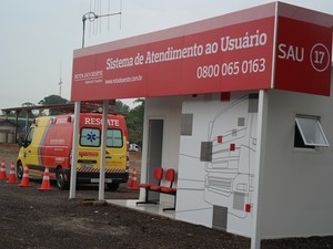 Ap�s o parto, m�e e filho foram socorridos por m�dicos de unidade de emerg�ncia