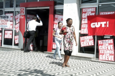 Greve dos bancrios deve atingir cerca de 360 agncias em Mato Grosso