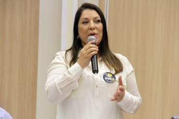 A ex-secretria de Estado Janete Riva, indicada pela Assembleia para o Tribunal de Contas do Estado