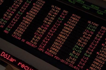 O giro financeiro da Bovespa totalizou R$ 6,4 bilhes