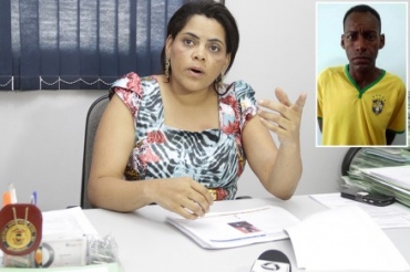 Delegada Anade Barros, da DHPP: marceneiro Messias (detalhe) assumiu a autoria dos seis assassinatos