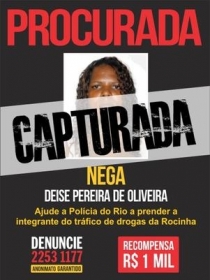 Mulher do traficante Scooby foi presa aps denncias