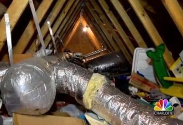 Homem se mudou secretamente para o sto da casa da ex.