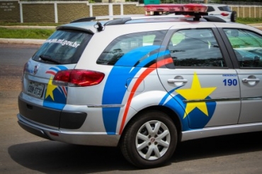 Vtima foi encontrada por policiais militares que estavam em rondas pela regio