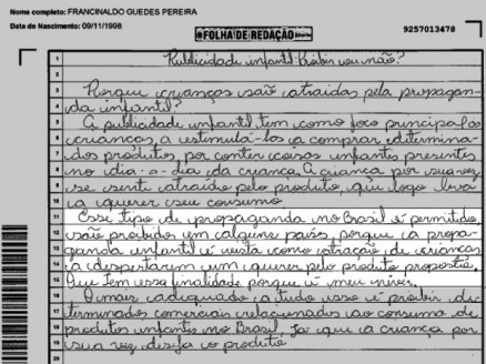 Espelho da redao do Enem j pode ser consultado