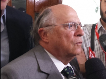 Jurista Miguel Reale Jr. deu entrevista ap�s o registro do novo pedido de impeachment contra a presidente Dilma Rousseff