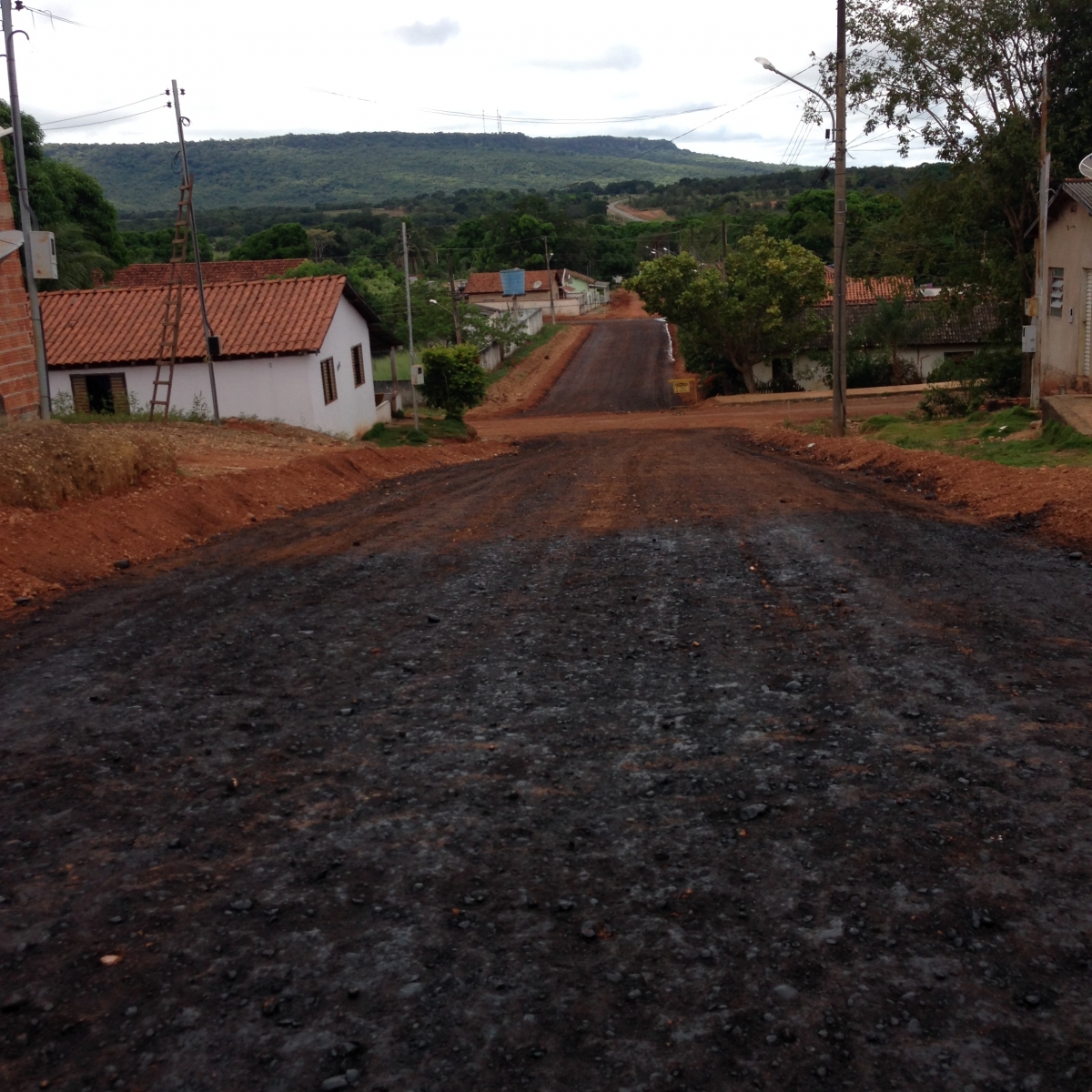 Mais uma obra de pavimentao asfltica que atender mais um bairro de Nortelndia