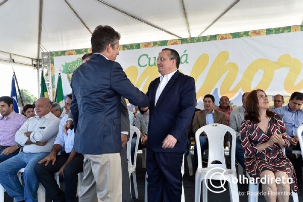 Mauro Mendes e Pedro Taques destacaram diversas vezes a parceria em prol da sade de Cuiab