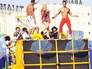 Pblico percorreu avenidas durante a Parada da Diversidade Sexual