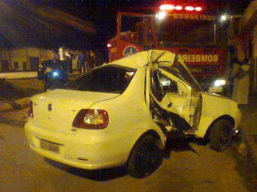 Acidente deixa policial militar ferido. 