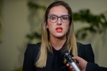 A deputada Janaina Riva, que criticou aprovao de projeto da RGA