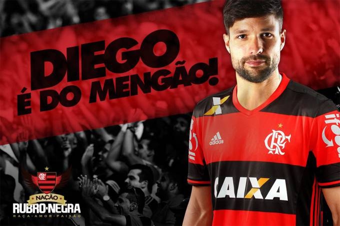 Flamengo comemora no Twitter a contratao de Diego