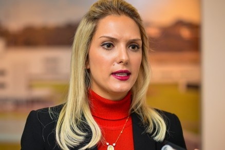 A deputada Janaina Riva, que criticou atraso no repasses do duodcimo da AL