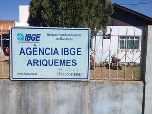 Ag�ncia do IBGE em Ariquemes (RO) 