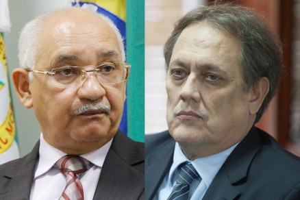Os desembargadores Juvenal Pereira e Rui Ramos: disputa pelo comando do TJ