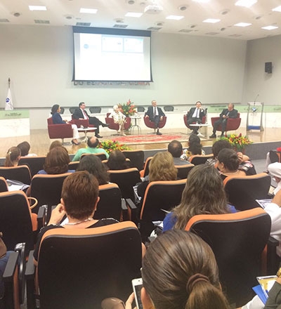 Presidente do TCE-MT Antonio Joaquim durante evento nesta tera, em Fortaleza