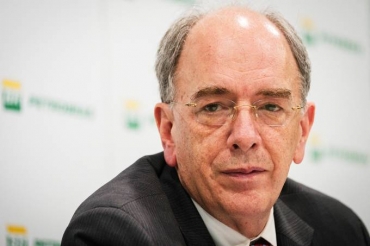 O presidente da Petrobras, Pedro Parente, durante a Rio Oil & Gas, nesta segunda-feira (Yasuyoshi Chiba/AFP)