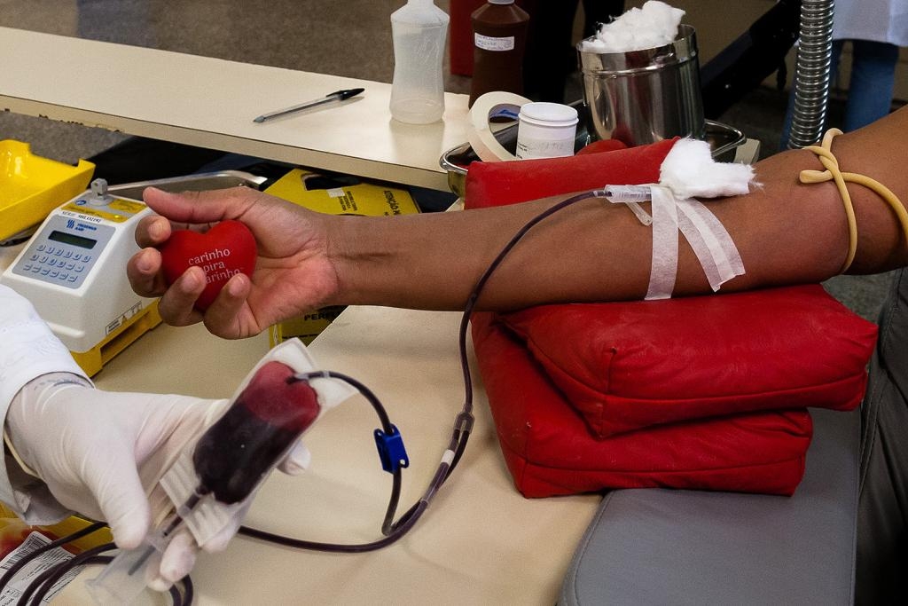 Dia do doador de sangue ser celebrado pelo Hemocentro - Foto por: Meneguini/Gcom-MT