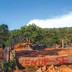 Garimpo na regi�o de Pontes e Lacerda: desocupado