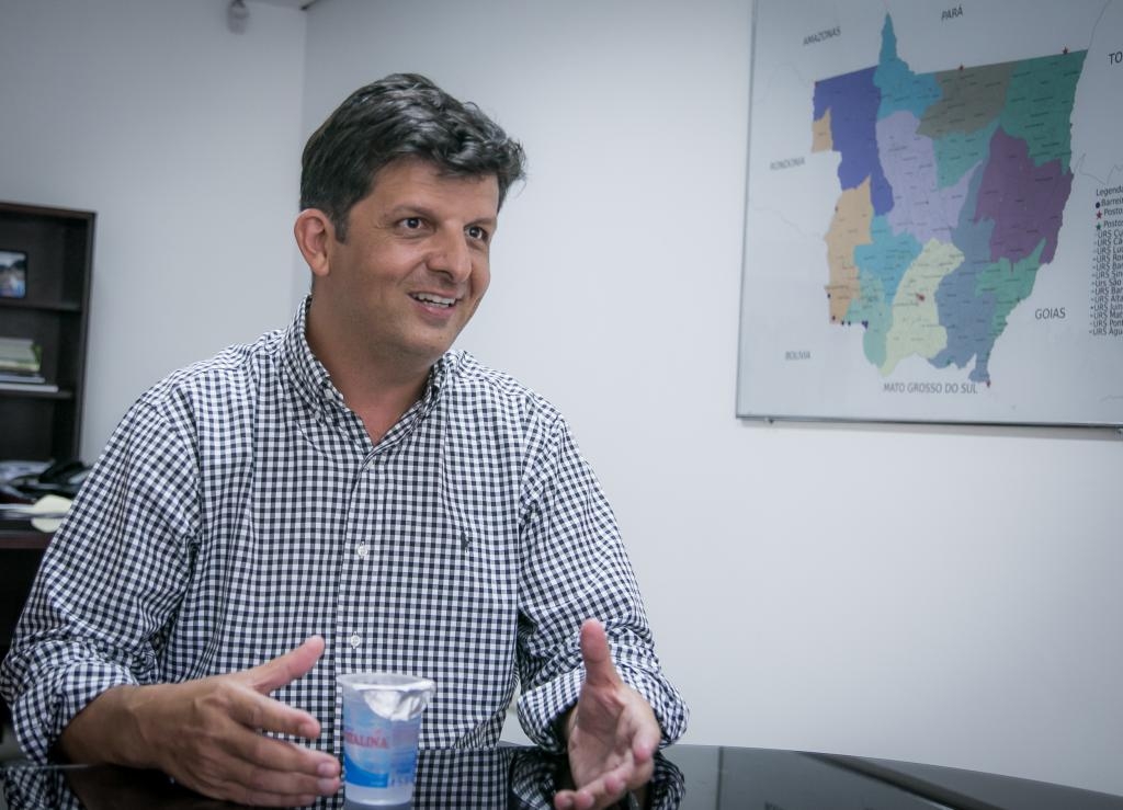 O presidente do Indea-MT, Guilherme Nolasco - Foto por: Rafaella Zanol/Gcom-MT
