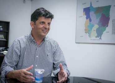 O presidente do Indea-MT, Guilherme Nolasco - Foto por: Rafaella Zanol/Gcom-MT