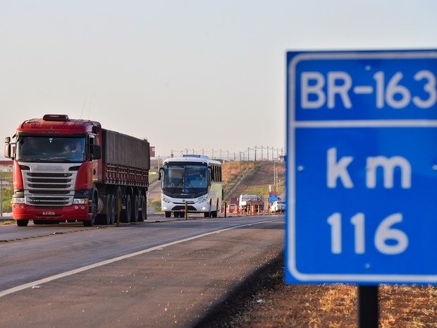 Ocorrncias foram registradas em trechos sob concesso das BRs 163, 364 e 070  (Foto: Lucas Ninno/Gcom-MT)