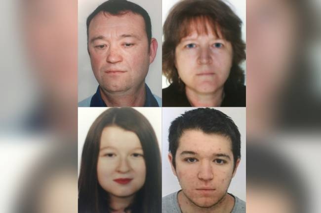 Famlia assassinada na Frana (Police Judiciaire/AFP)