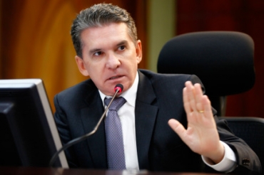 O conselheiro afastado Srgio Ricardo, que nega ter recebido valores ilcitos