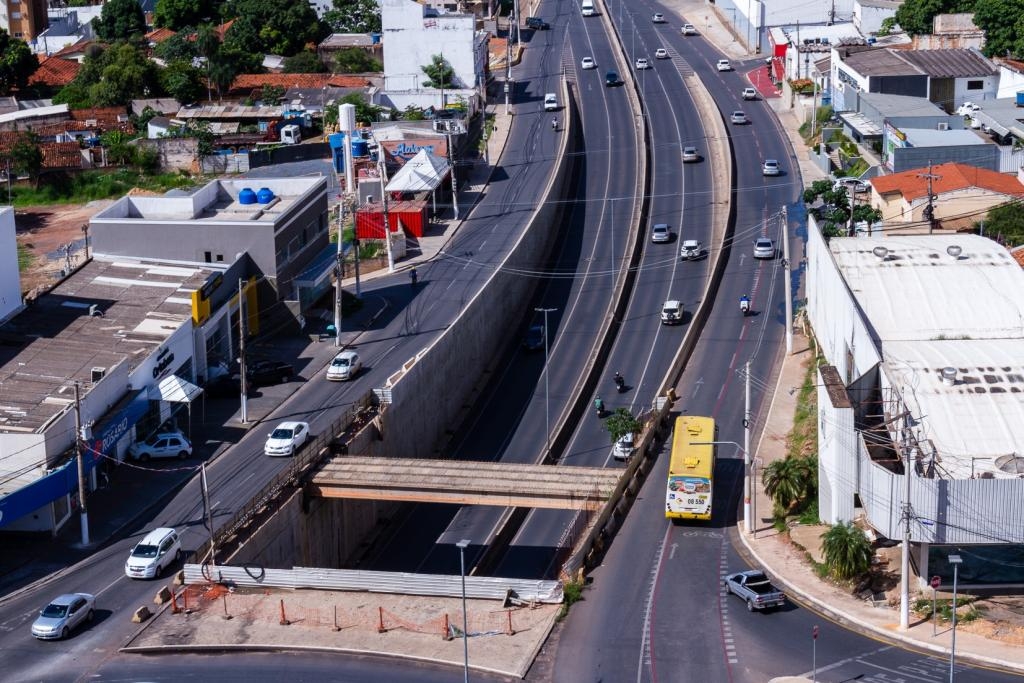 Concluso da estrutura na Miguel Sutil contempla obras de acessibilidade e sinalizao - Foto por: Meneguini/Gcom-MT