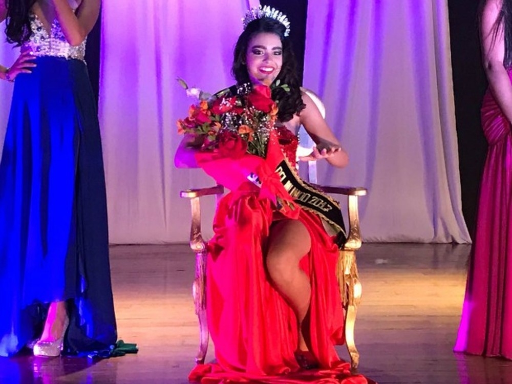 Ana Clara Milani, de 11 anos, participou de concurso no Peru (Foto: Thiago Fagundes/ Divulgao)