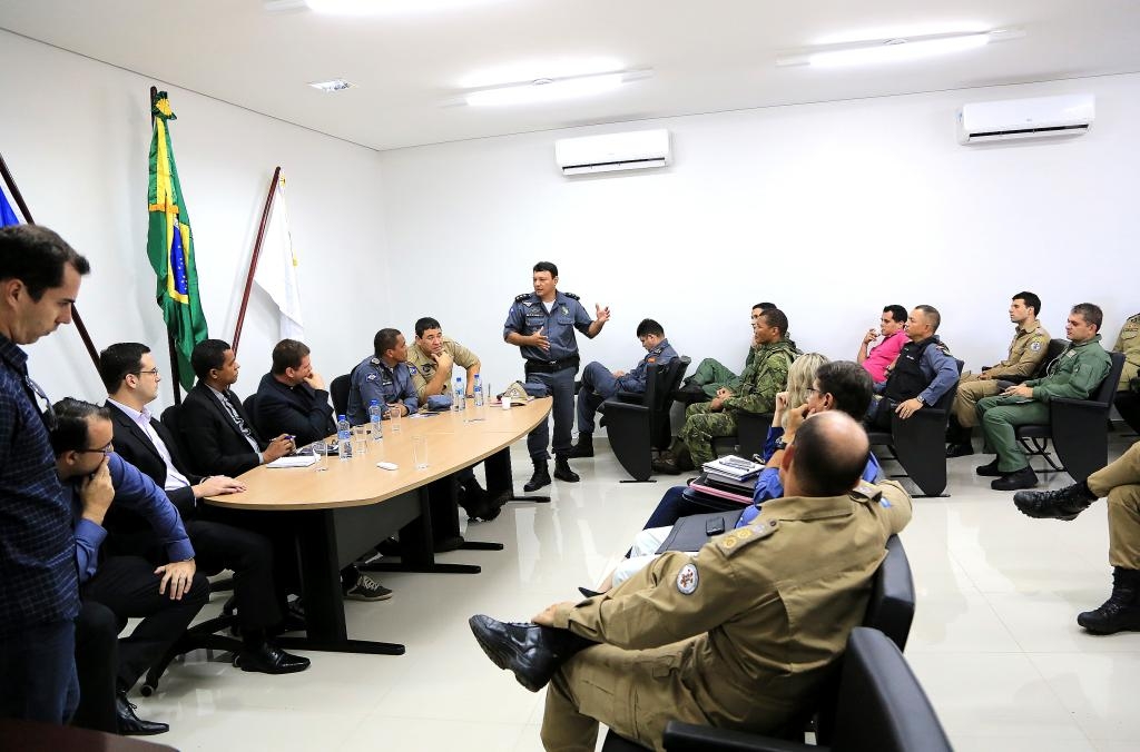 Planejamento para desocupao da Serra da Borda - Foto por: Lenine Martins/Sesp-MT