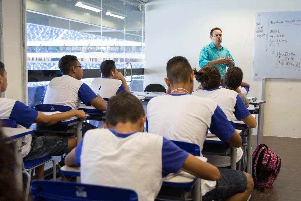 As aulas na Arena da Educao comearam no dia 10 de abril - Foto por: Junior Silgueiro/Seduc-MT