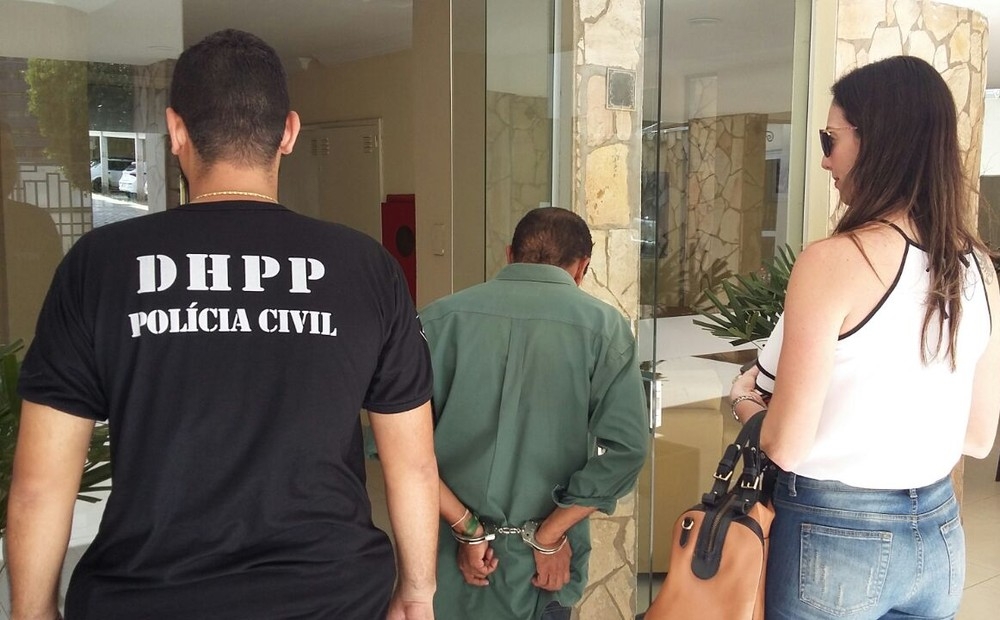 Ex que jogou mulher de carro em movimento foi preso por feminicdio em Cuiab (Foto: Polcia Civil de Mato Grosso/Assessoria