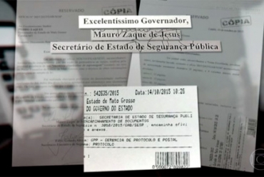 Matéria mostrou documento sobre denúncia que teria sido protocolado pelo promotor Mauro Zaque