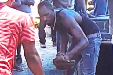 Usain Bolt em Portland (Reprodu��o/Twitter)