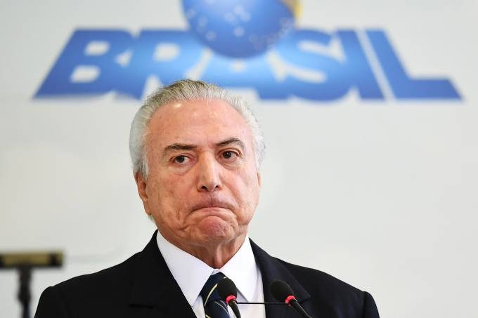 O presidente Michel Temer (PMDB), que diz que no ser candidato em 2018 (Evaristo S/AFP)