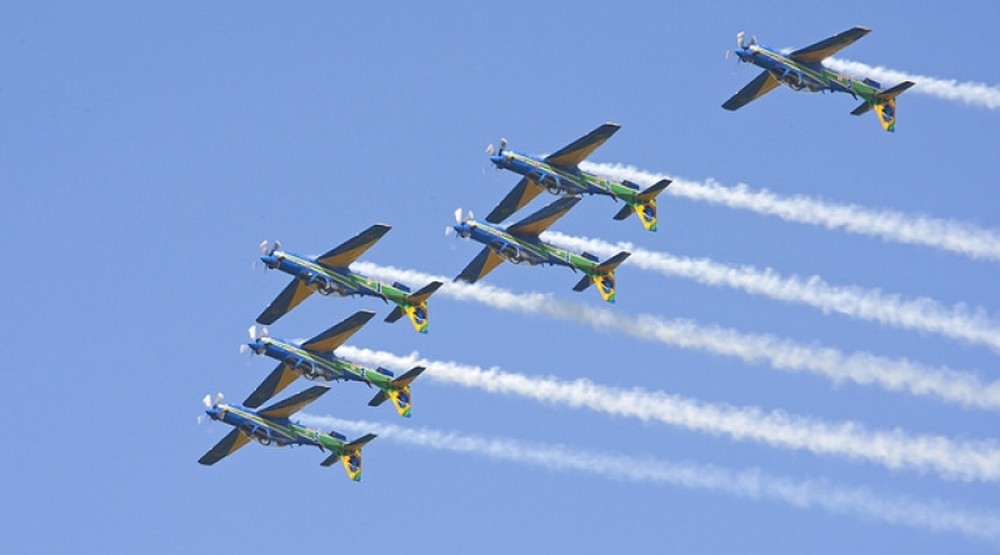 Esquadrilha da Fumaa, da FAB, vai se apresentar em Cuiab no prximo domingo (23).