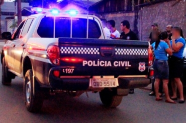 Polcia Civil da cidade est investigando o crime; agressor conseguiu escapar