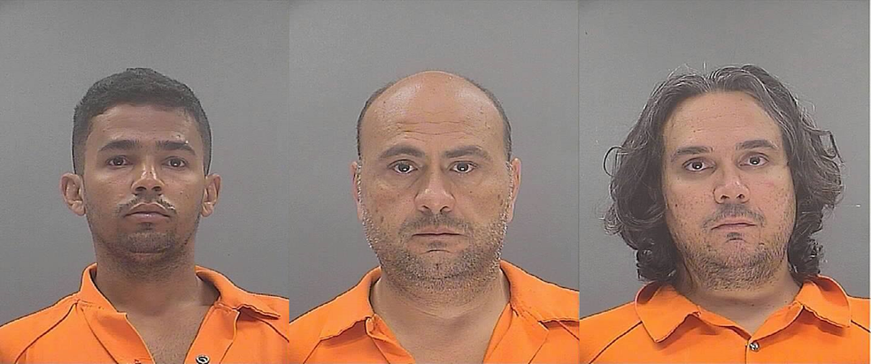 Brasileiros presos nos EUA (Foto: Escritrio do Procurador do Condado de Burlington)