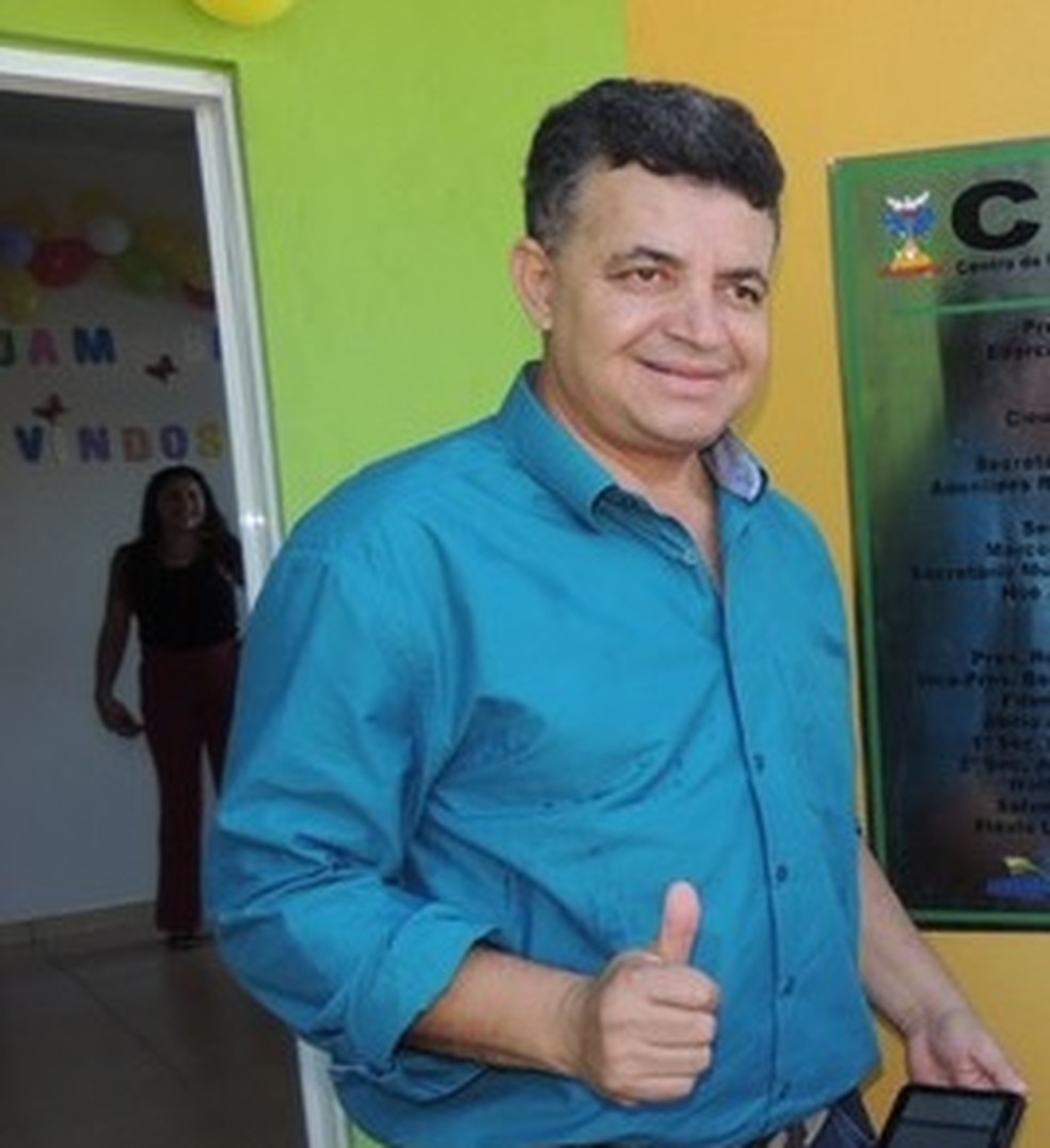 Prefeito de Jangada (MT), Edrzio de Jesus Mendes (PSDB), foi preso nesta quarta-feira (30) (Foto: Prefeitura de Jangada/Divulgao)